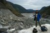 Looking back from the mouth of the glacier