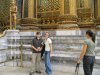 Getting ready for a picture at the palace