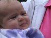 Bubble blowing closeup